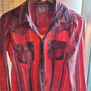 True religion button down top